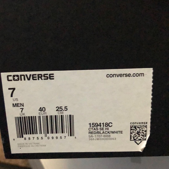 Converse Chicago Bulls Men’s 7/Women’s 9 - Picture 5 of 5